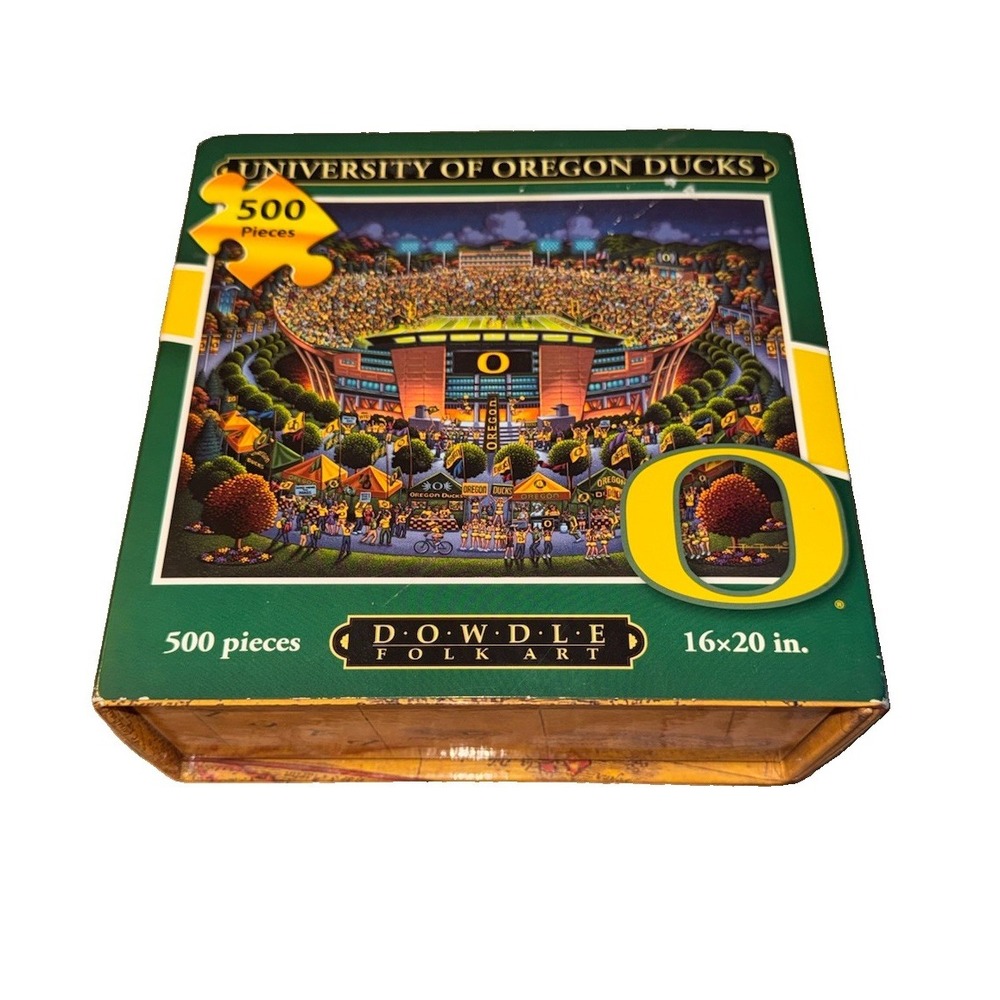 Dowdle University Of Oregon Ducks 500 Pieces Jigsaw Puzzle Made In USA